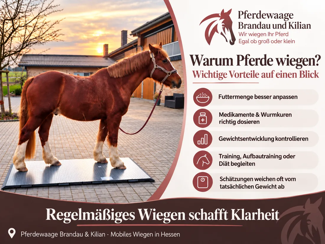 Vorteile des regelmäßigen Pferdewiegens